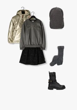 gouden moodstreet gewatteerde jas winterjacket jet