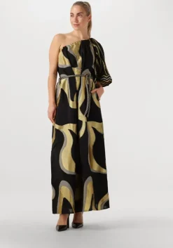 gouden nema maxi jurk n109