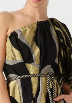 gouden nema maxi jurk n109