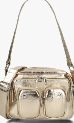 gouden núnoo schoudertas ellie metallic