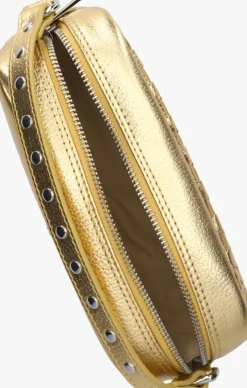 gouden núnoo schoudertas lyra metallic