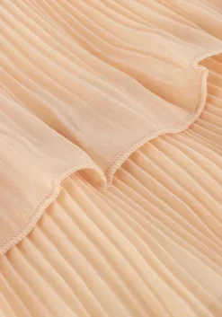 gouden nono minirok nika girls layered plisse skirt light gold