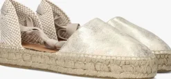gouden notre-v espadrilles dely23