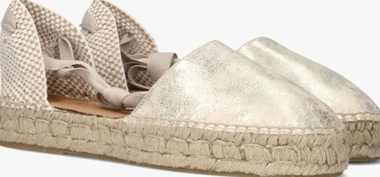 gouden notre-v espadrilles dely23