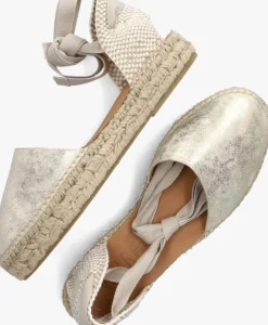 gouden notre-v espadrilles dely23