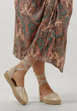 gouden notre-v espadrilles dely23
