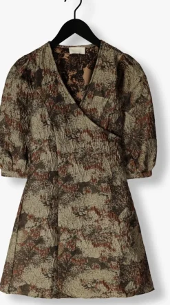 gouden notre-v mini jurk nv-alay