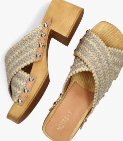 gouden notre-v muiltjes 8782