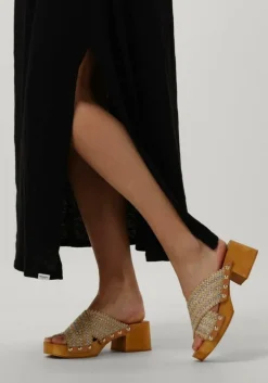 gouden notre-v muiltjes 8782