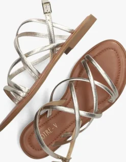 gouden notre-v sandalen 22637
