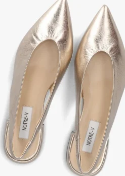 gouden notre-v slingbacks 12218
