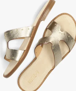 gouden notre-v slippers 22743