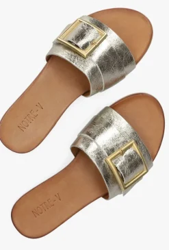 gouden notre-v slippers 10201