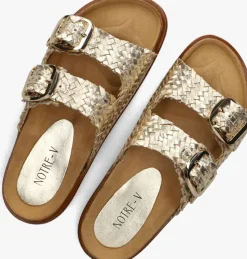 gouden notre-v slippers as-14231