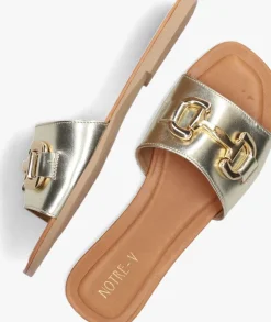 gouden notre-v slippers 886l