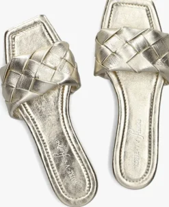 gouden notre-v slippers x florine - babe you are gold