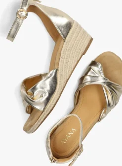 gouden omoda espadrilles 0577-5