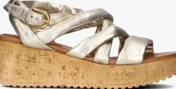 gouden omoda sandalen 722029