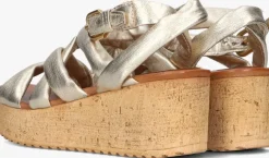 gouden omoda sandalen 722029