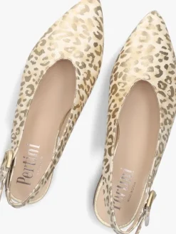gouden pertini slingbacks 34490