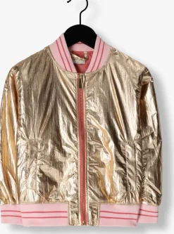 gouden petit blush jack metallic jacket