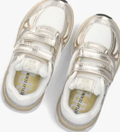 gouden replay lage sneakers christal kid