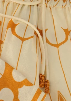 gouden scarlett poppies korte broek pam