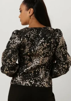 gouden selected femme top slfpaula golden leo ls top