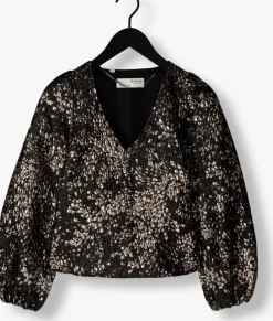 gouden selected femme top slfpaula golden leo ls top