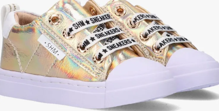 gouden shoesme lage sneakers sh22s001