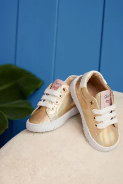 gouden shoesme lage sneakers bn24s010