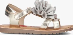 gouden shoesme platte sandalen ca25s040