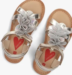 gouden shoesme platte sandalen ca25s040