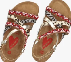 gouden shoesme sandalen ic22s009
