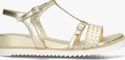 gouden softwaves sandalen 7.42.62