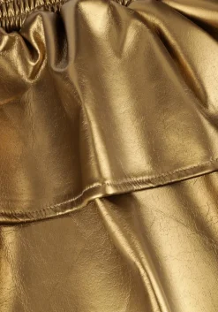 gouden sproet & sprout minirok gold skirt