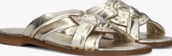 gouden stefano lauran slippers 24003