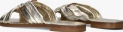 gouden stefano lauran slippers 24003