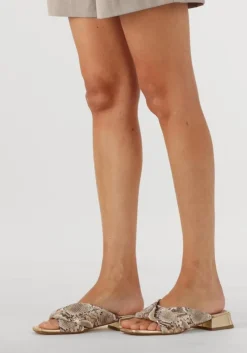 gouden stefano lauran slippers siena