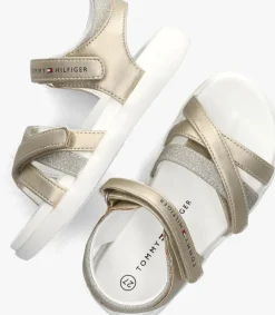 gouden tommy hilfiger sandalen 33236
