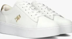 gouden tommy hilfiger sneakers platform court sneaker