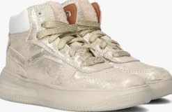gouden ton & ton hoge sneakers swann