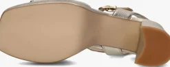 gouden unisa sandalen met hak odran