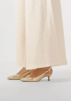 gouden unisa slingbacks ibon