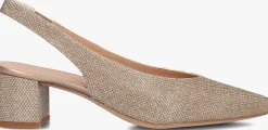 gouden unisa slingbacks jensen