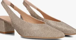 gouden unisa slingbacks jensen