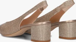 gouden unisa slingbacks jensen