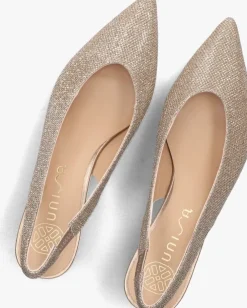 gouden unisa slingbacks jensen