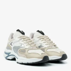 gouden via vai lage sneakers vesper due