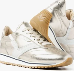 gouden via vai lage sneakers mikki ruby
